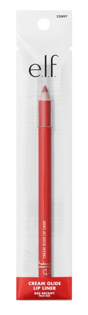 elf lip liner in red receipt