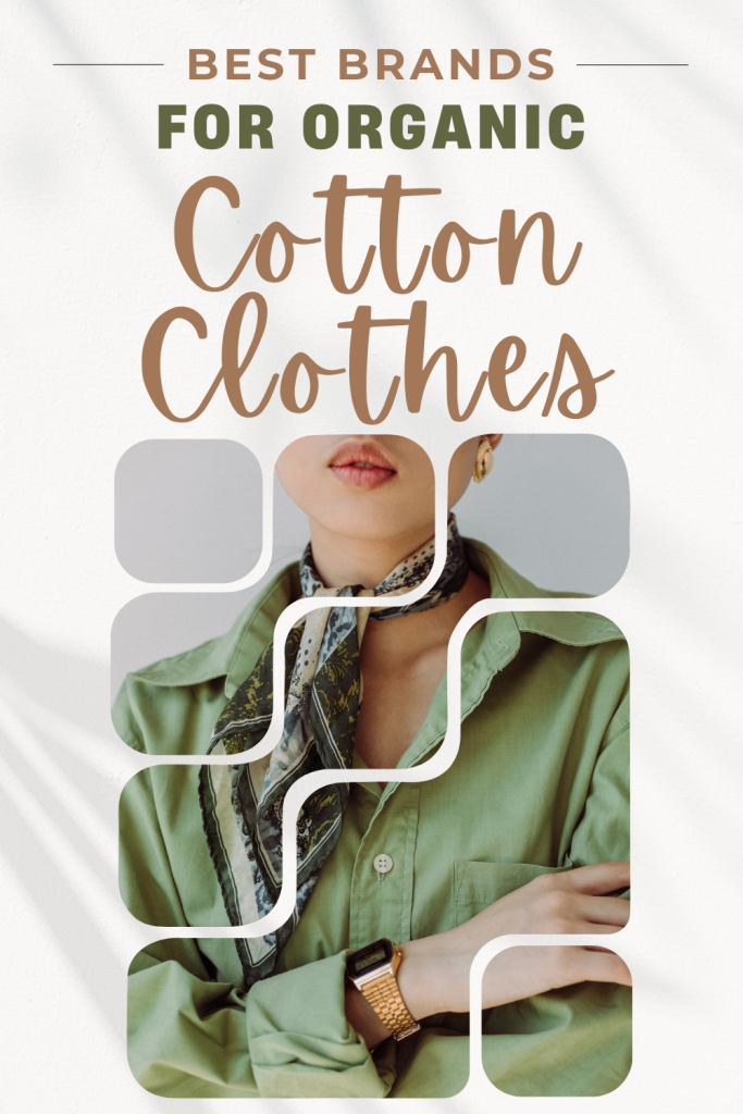 organic cotton clothes pinterest graphic