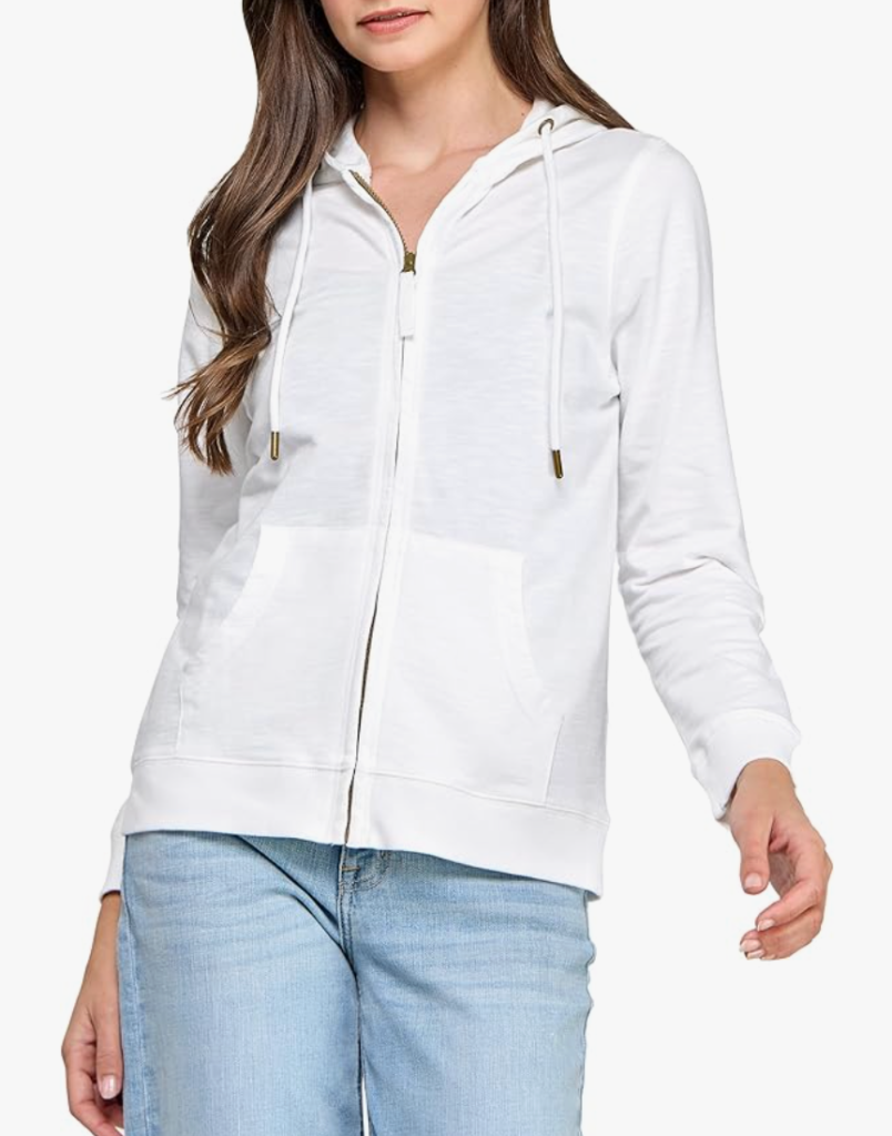 soft cotton clothes white women's jacket